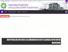 Tablet Screenshot of fpsi.uin-suska.ac.id